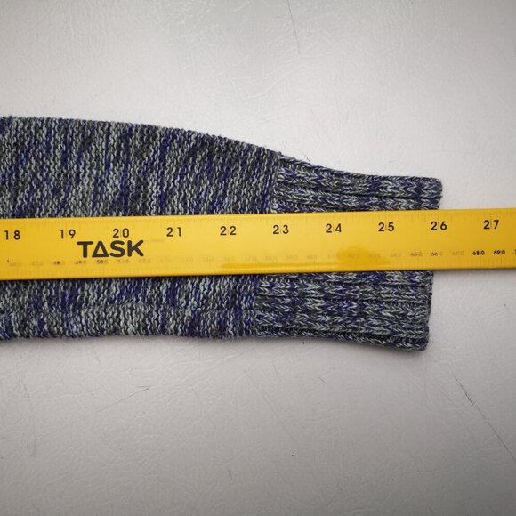 American Eagle Outfitters Ladies Size Medium Purple, Gry & Wht Cowl Neck Sweater - Picture 9 of 10